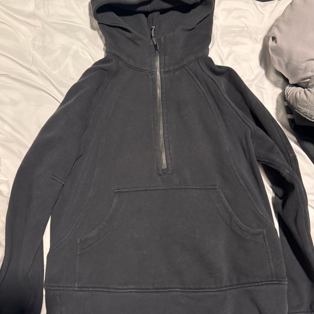 Lululemon Scuba Long Black Half-Zip Hoodie - Picture 7 of 7